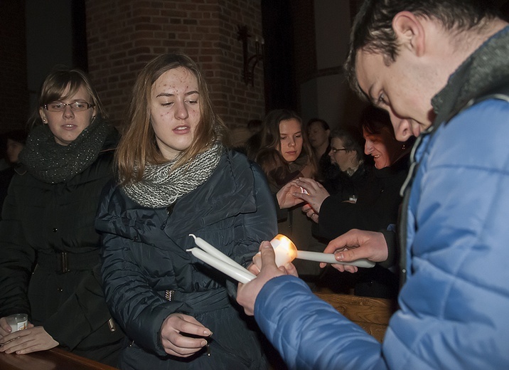 Symbole ŚDM w Świdwinie