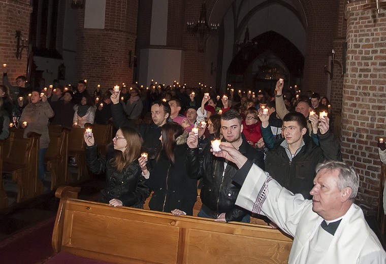 Symbole ŚDM w Świdwinie