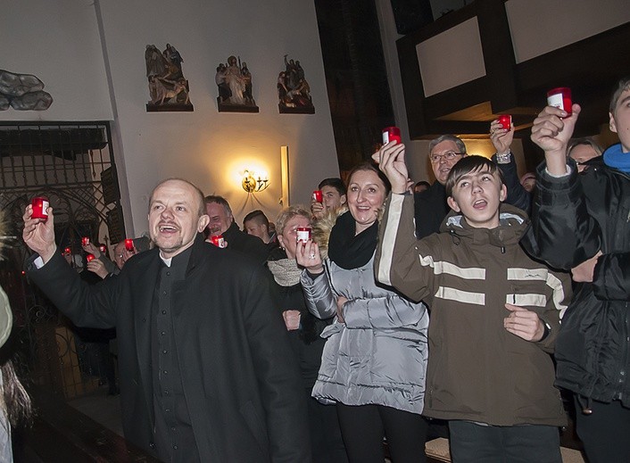 Symbole ŚDM w Złocieńcu