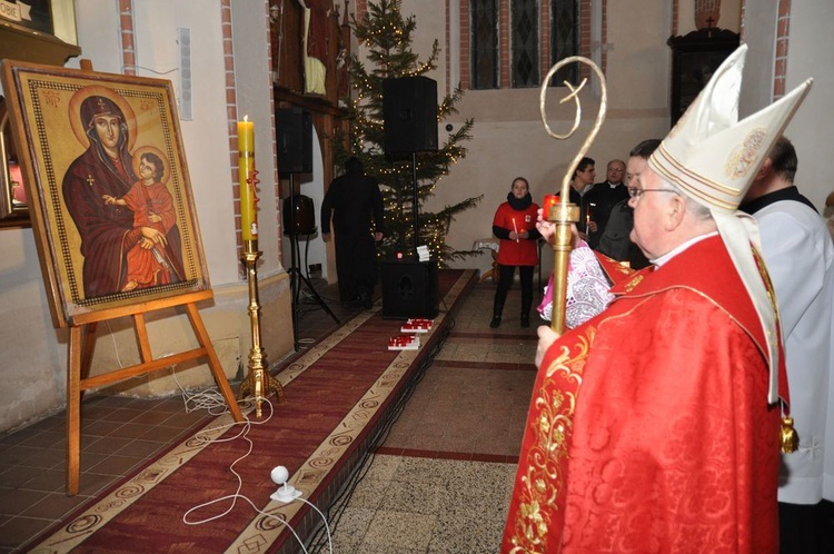 Symbole ŚDM w Sławnie