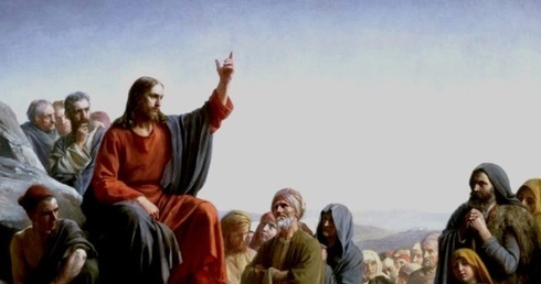 Jezus naucza tłumy