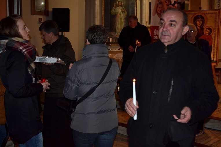 Symbole ŚDM w Miastku