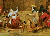 Pieter Breughel Starszy „Wojna postu z karnawałem”  olej na desce, 1525–1569 Muzeum Sztuk Pięknych, Boston