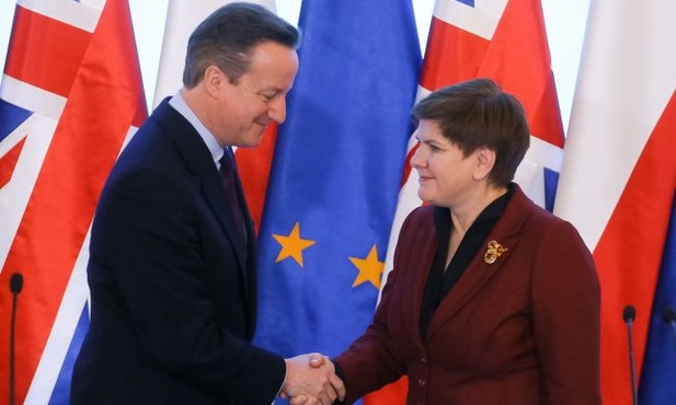 David Cameron w Polsce