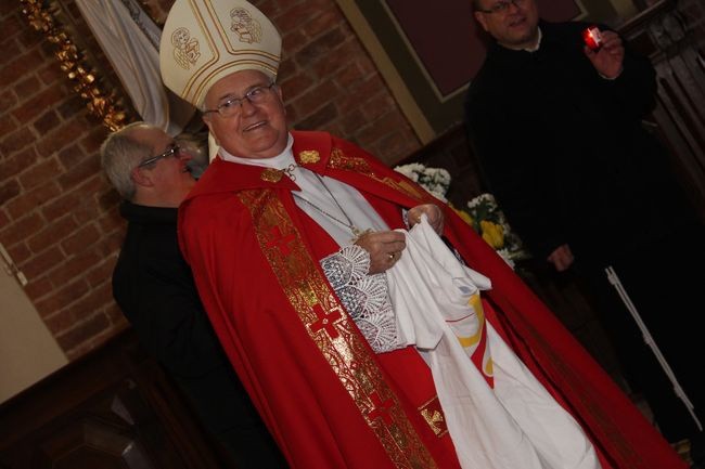 Symbole ŚDM w Darłowie