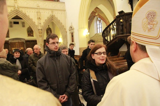 Święcenia biskupie ks. Leszkiewicza, cz. II. Goście i życzenia.