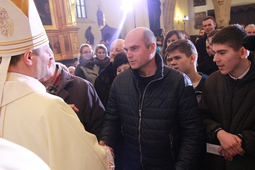 Święcenia biskupie ks. Leszkiewicza, cz. II. Goście i życzenia.