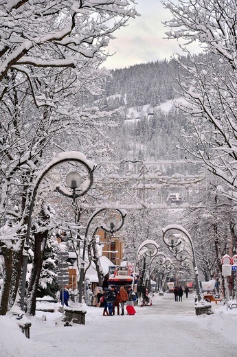 Zakopane w śniegu