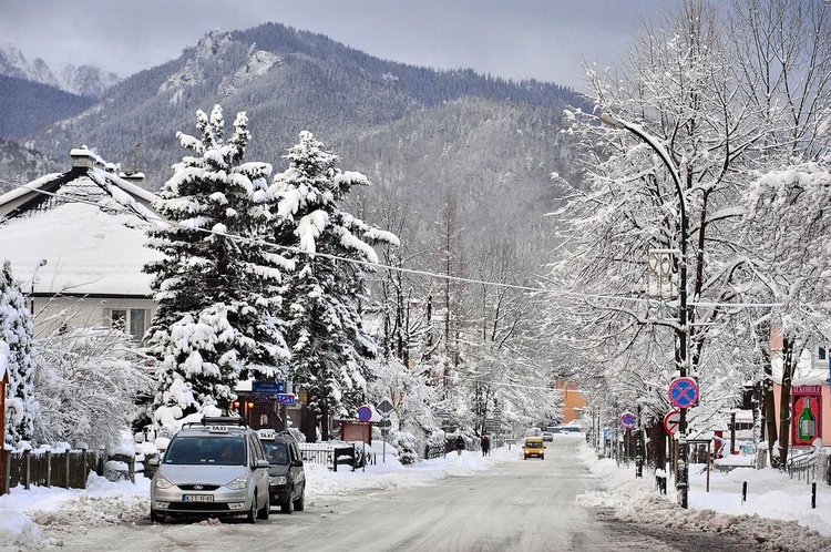 Zakopane w śniegu