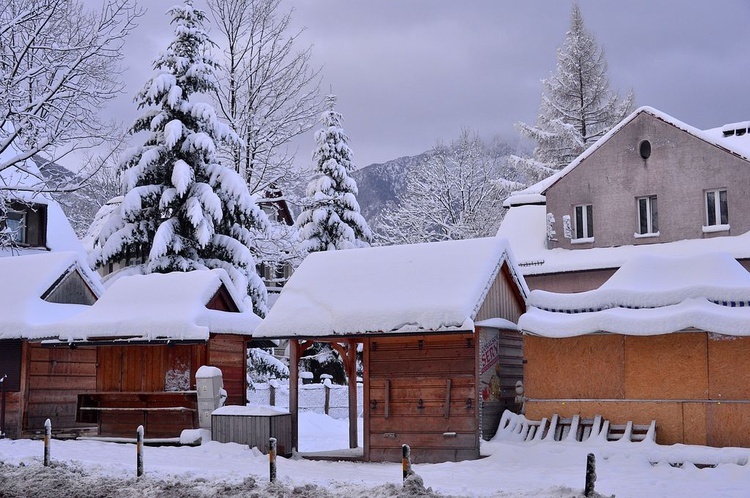 Zakopane w śniegu