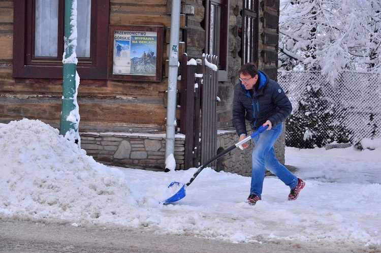 Zakopane w śniegu