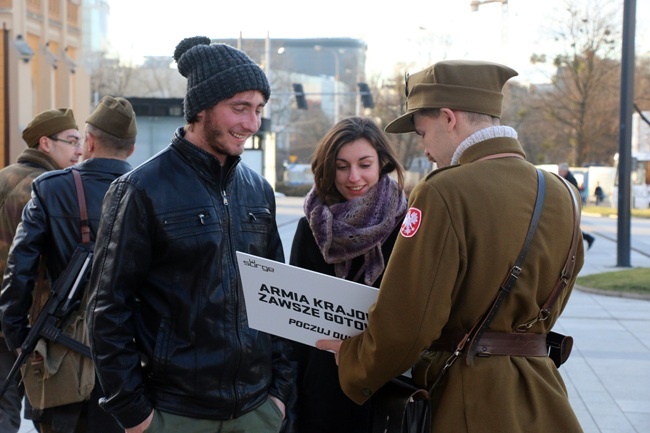 Żołnierze Państwa Podziemnego na ulicach 