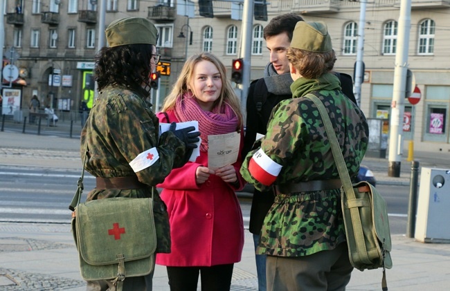 Żołnierze Państwa Podziemnego na ulicach 