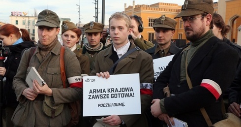Żołnierze Państwa Podziemnego na ulicach 
