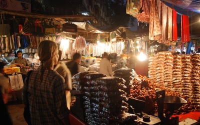 Mumbaj. Bazar miejski