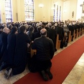 Nabożeństwo pokutne dla kapłanów w kaplicy radomskiego seminarium