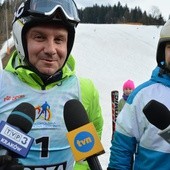 Andrzej Duda na nartach w Rabce