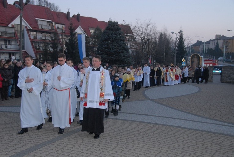 Nawiedzenie w parafii św. Krzyża w Dębicy
