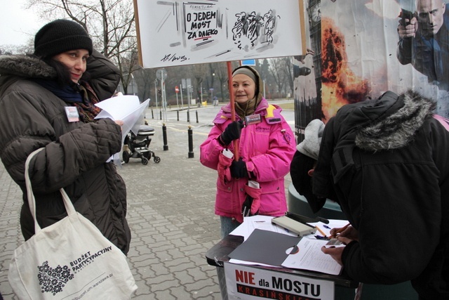 Nie dla mostu Krasińskiego!