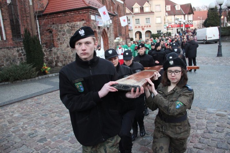 Symbole ŚDM w Sulęcinie