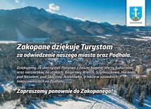 Zakopane dziękuje turystom 