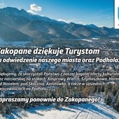 Zakopane dziękuje turystom 