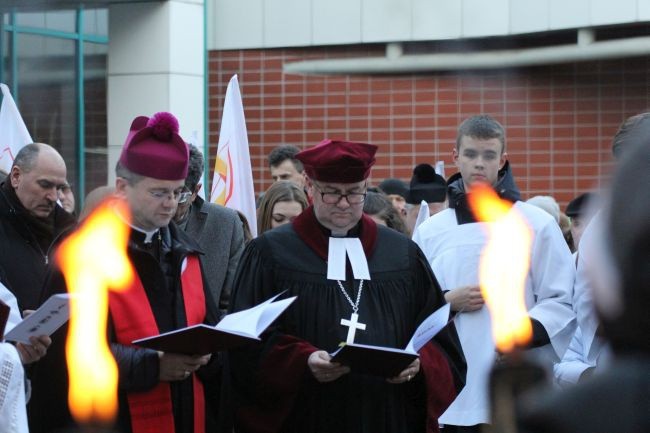 Znak ŚDM w Słubicach