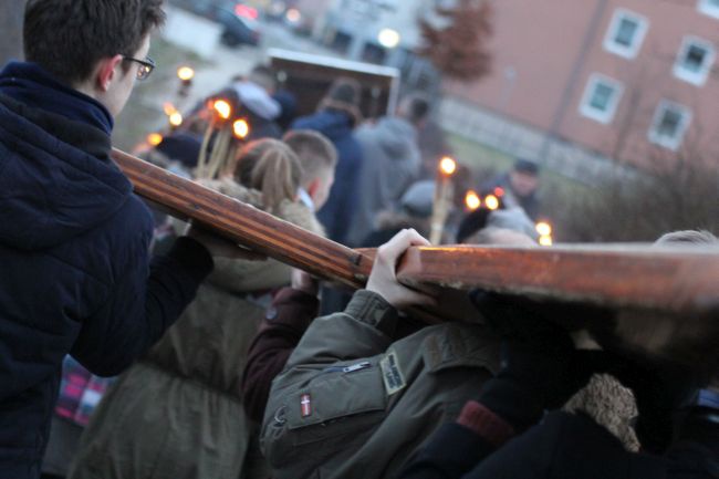 Znak ŚDM w Słubicach