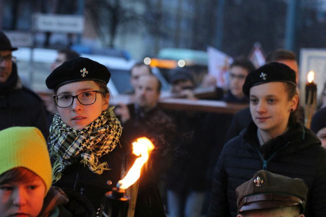 Znak ŚDM w Słubicach