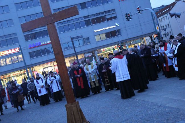 Znak ŚDM w Słubicach