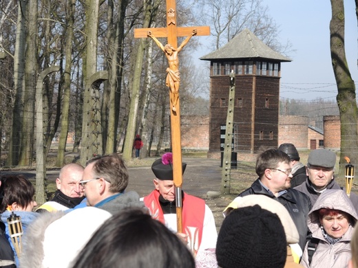 Droga Krzyżowa na terenie KL Auschwitz-Birkenau