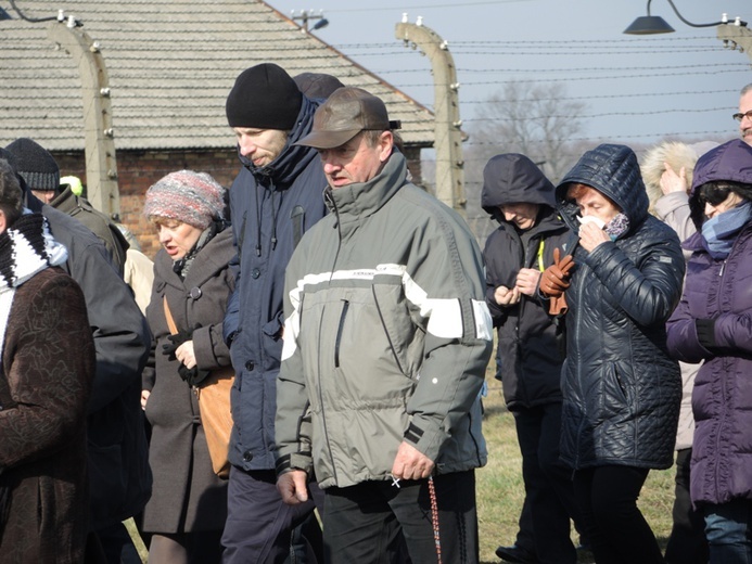 Droga Krzyżowa na terenie KL Auschwitz-Birkenau