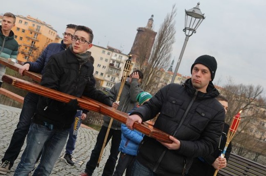 Znaki ŚDM w Gubinie