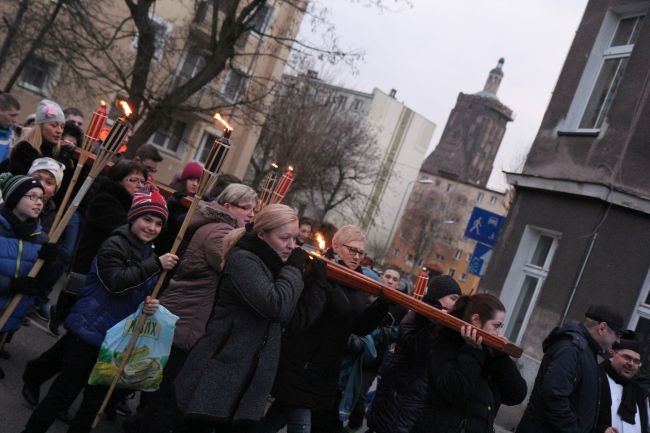 Znaki ŚDM w Gubinie