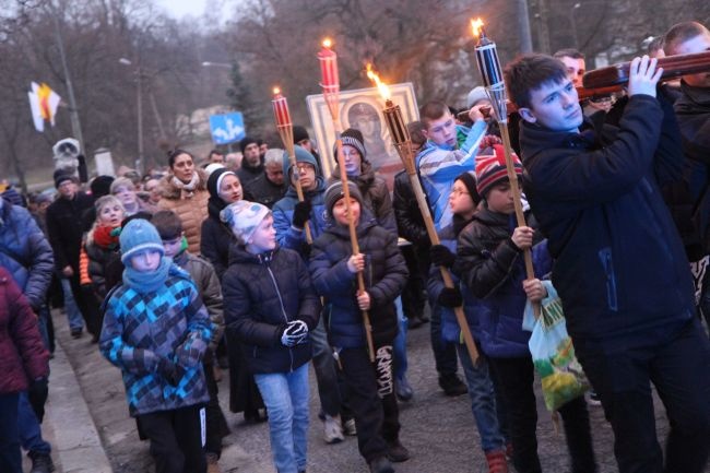 Znaki ŚDM w Gubinie