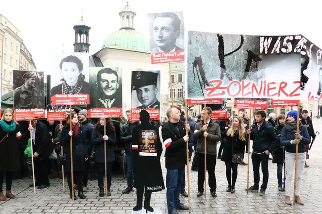 Krakowskie obchody Narodowego Dnia Żołnierzy Wyklętych 2016