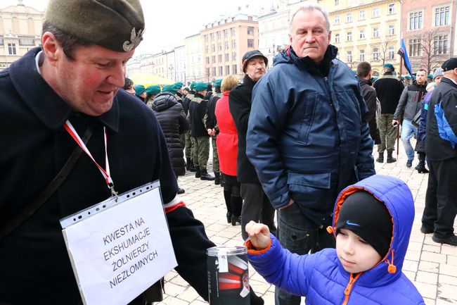 Krakowskie obchody Narodowego Dnia Żołnierzy Wyklętych 2016