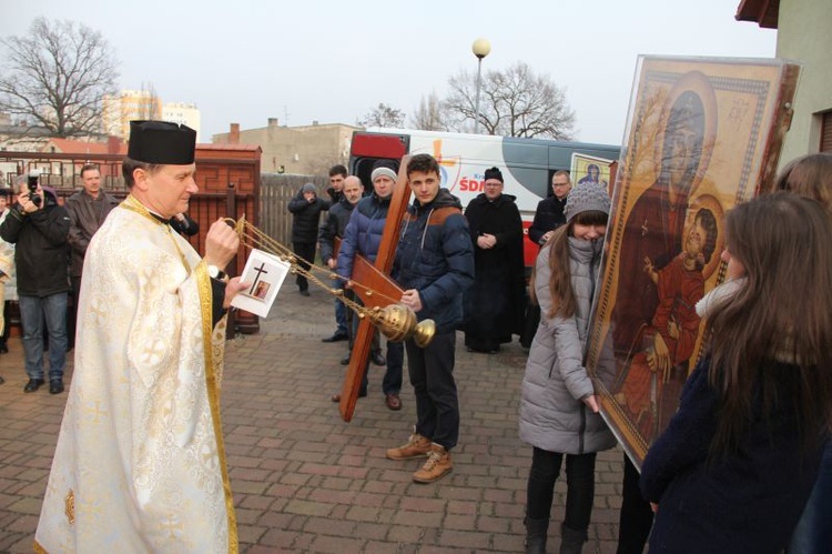 Znaki ŚDM u grekokatolików w Zielonej Górze