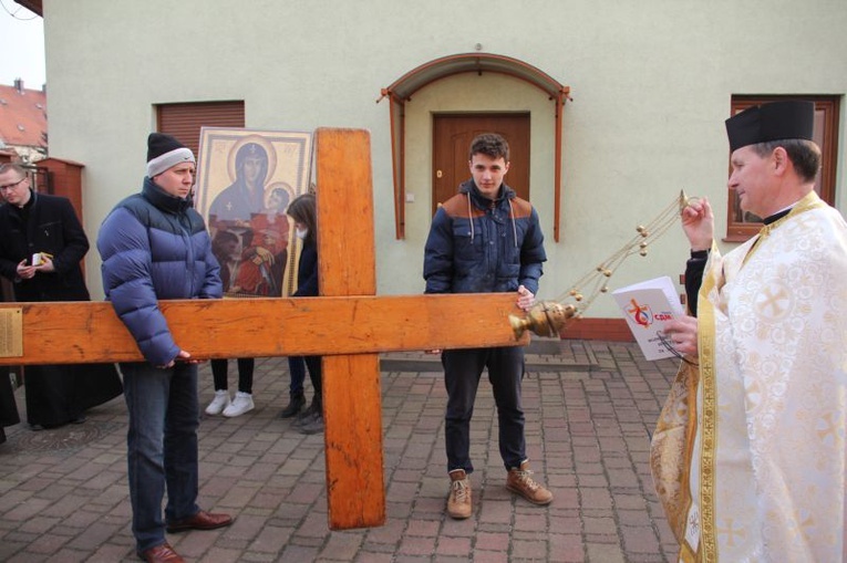 Znaki ŚDM u grekokatolików w Zielonej Górze