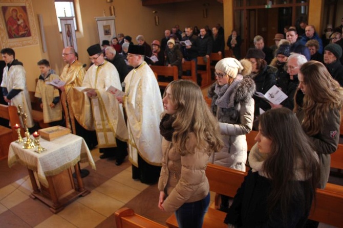 Znaki ŚDM u grekokatolików w Zielonej Górze