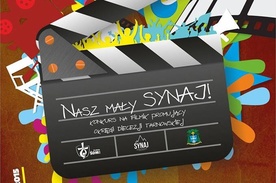 Fragment plakatu przygotowanego przez organizatora konkursu ŚDM DT "Synaj"