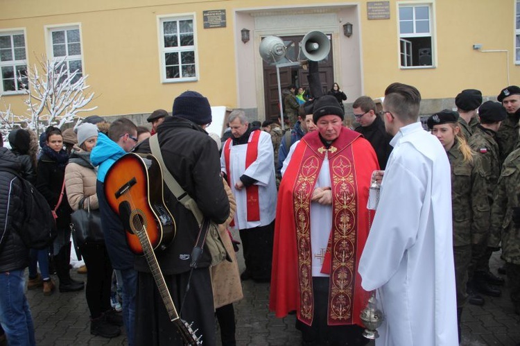 Znaki ŚDM w Sulechowie