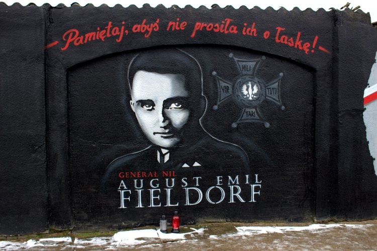 Mural Żołnierzy Wyklętych w Olsztynku