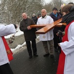 Znaki ŚDM w DPS-ie w Zielonej Górze