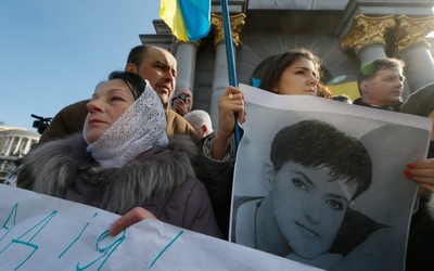 Ukraińcy demonstrowali: "Uwolnić Sawczenko"