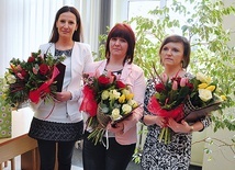 Agnieszka Plewińska, Joanna Poniatowska oraz Aneta Harchala pracują w GOPS