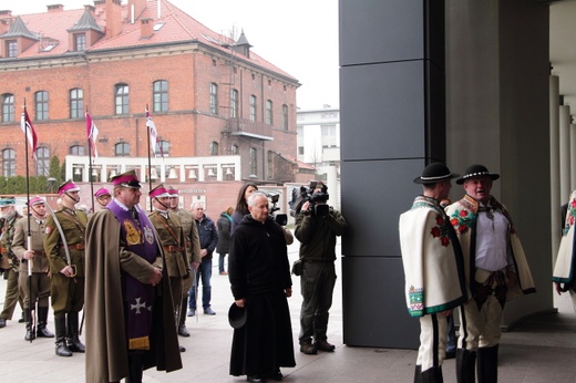 Rozpoczęcie konnej pielgrzymki z Łagiewnik do Rzymu