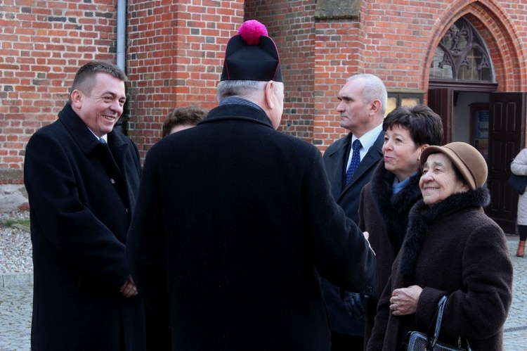 Odsłonięcie tablicy upamiętniającej śp. bp. Tadeusza Płoskiego