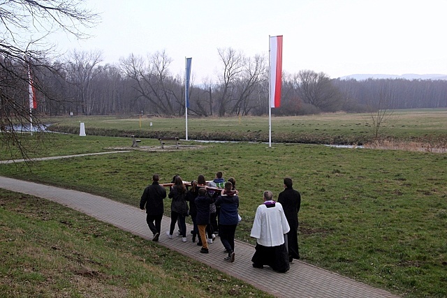 Symbole ŚDM w Porajowie