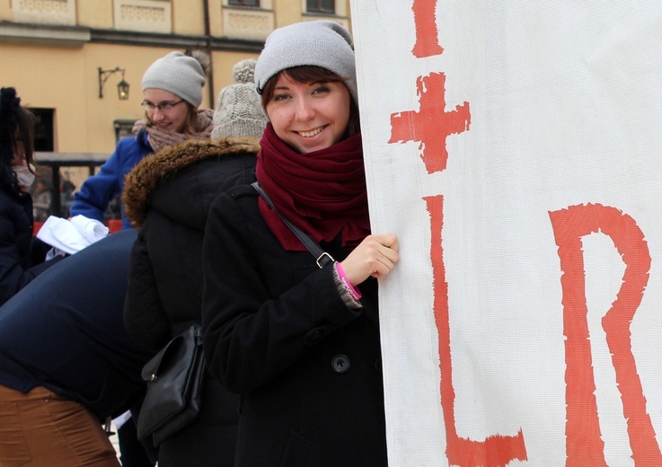 Happening RCS na Rynku Głównym